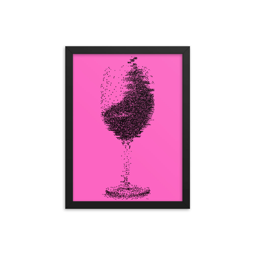 How I feel after too much wine framed poster