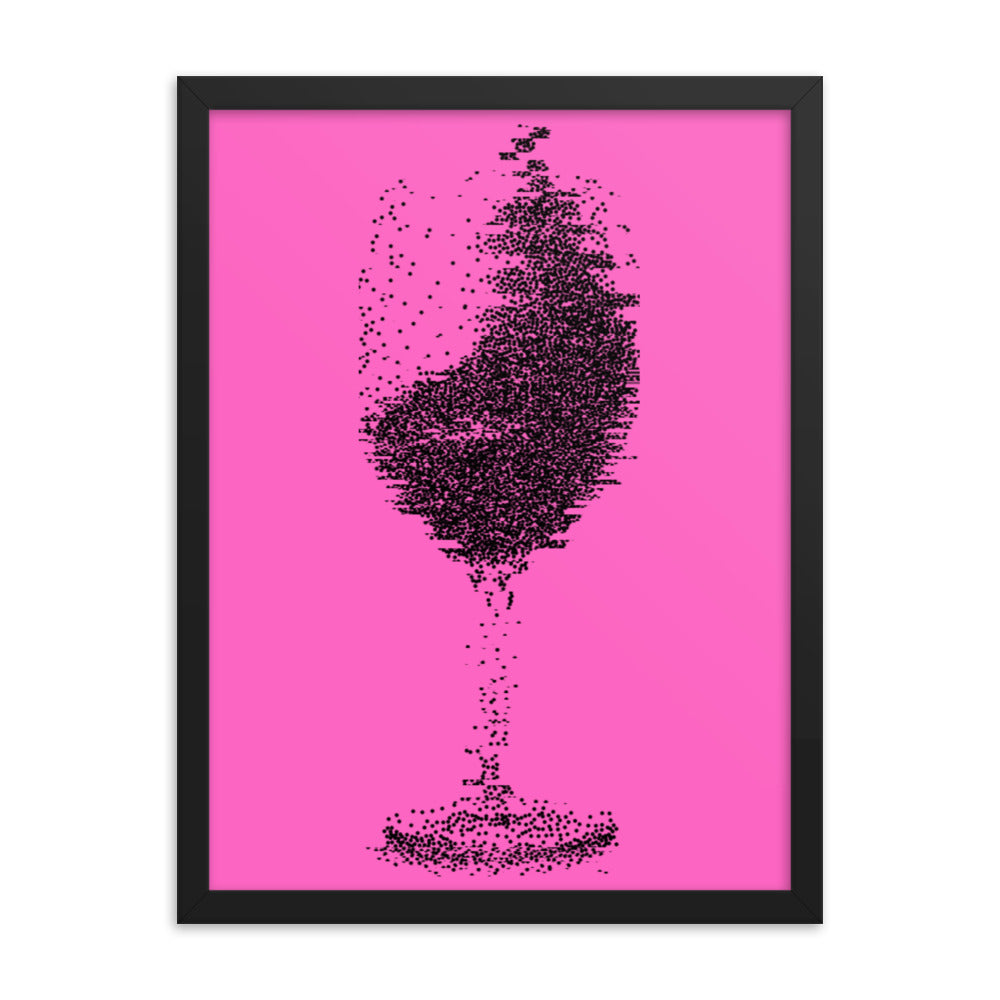 How I feel after too much wine framed poster